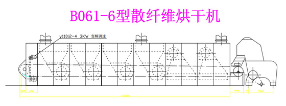 Continous Loose-fiber Drying Machine