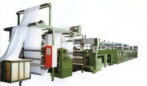 Heißluft stenter Maschine mit Gassystem Kammern 8 Abschnitte