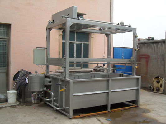 Automatischer Kleiderheber-Fall-Färbungsmaschine mit horizontaler rechteckiger Schüssel